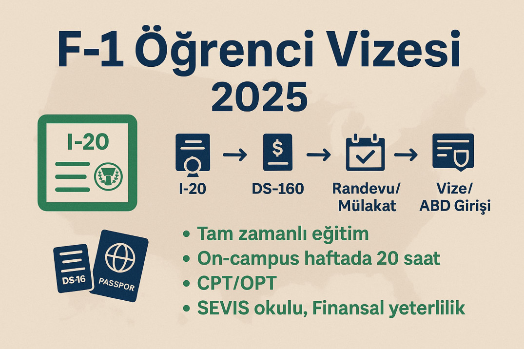 ABD F Kategorisi: F-1 & F-2 Öğrenci Vizeleri (OPT, STEM OPT, CPT) 2025 Rehberi